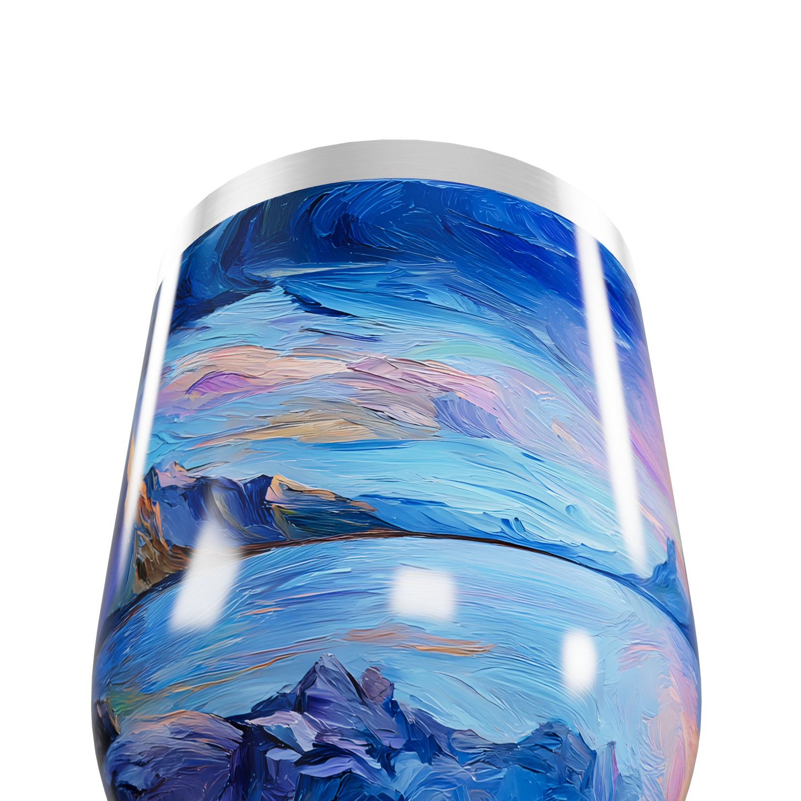 Copo Térmico Slim - Estampa Céu Azul