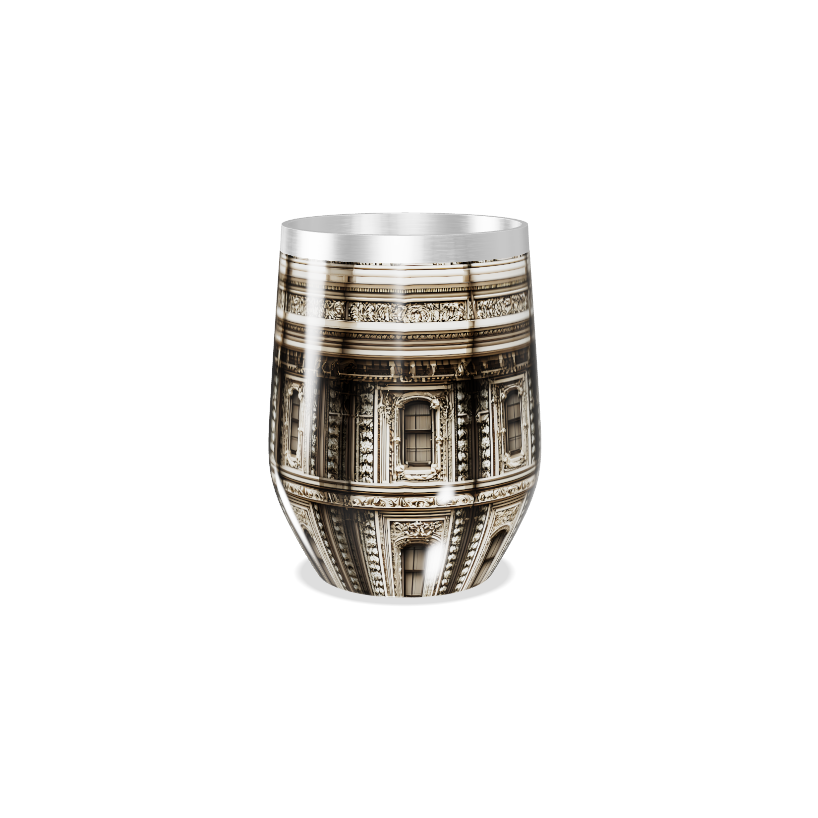 Copo Térmico Slim - Estampa Arquitetônica