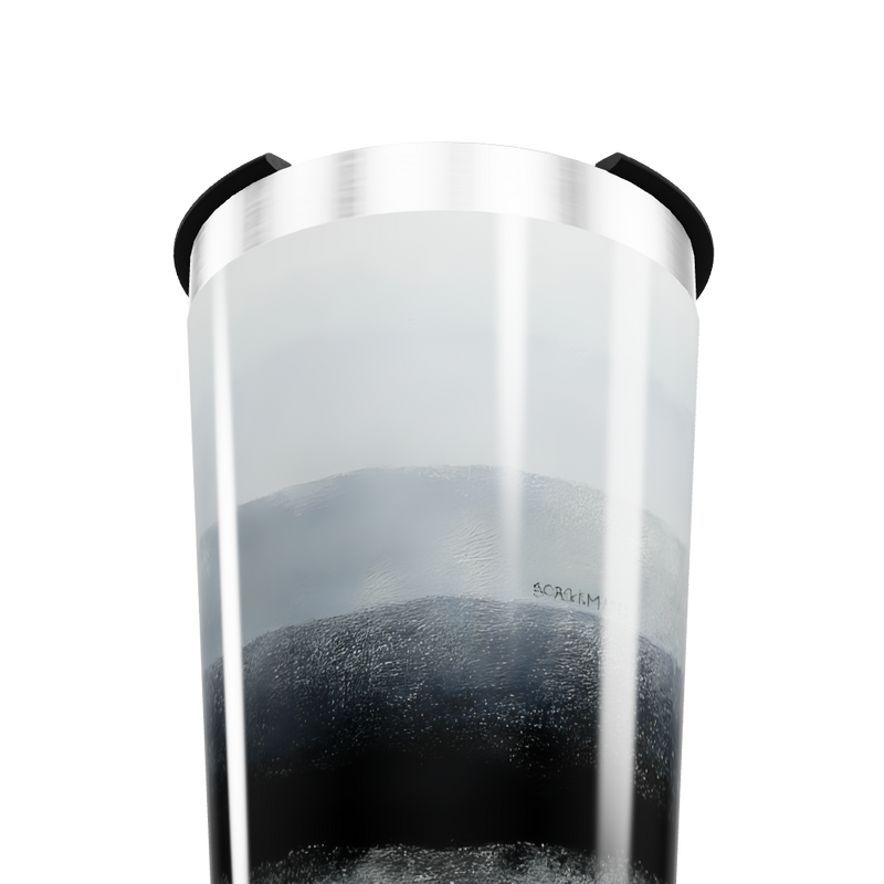 Copo Térmico - Preto e Prata Inox