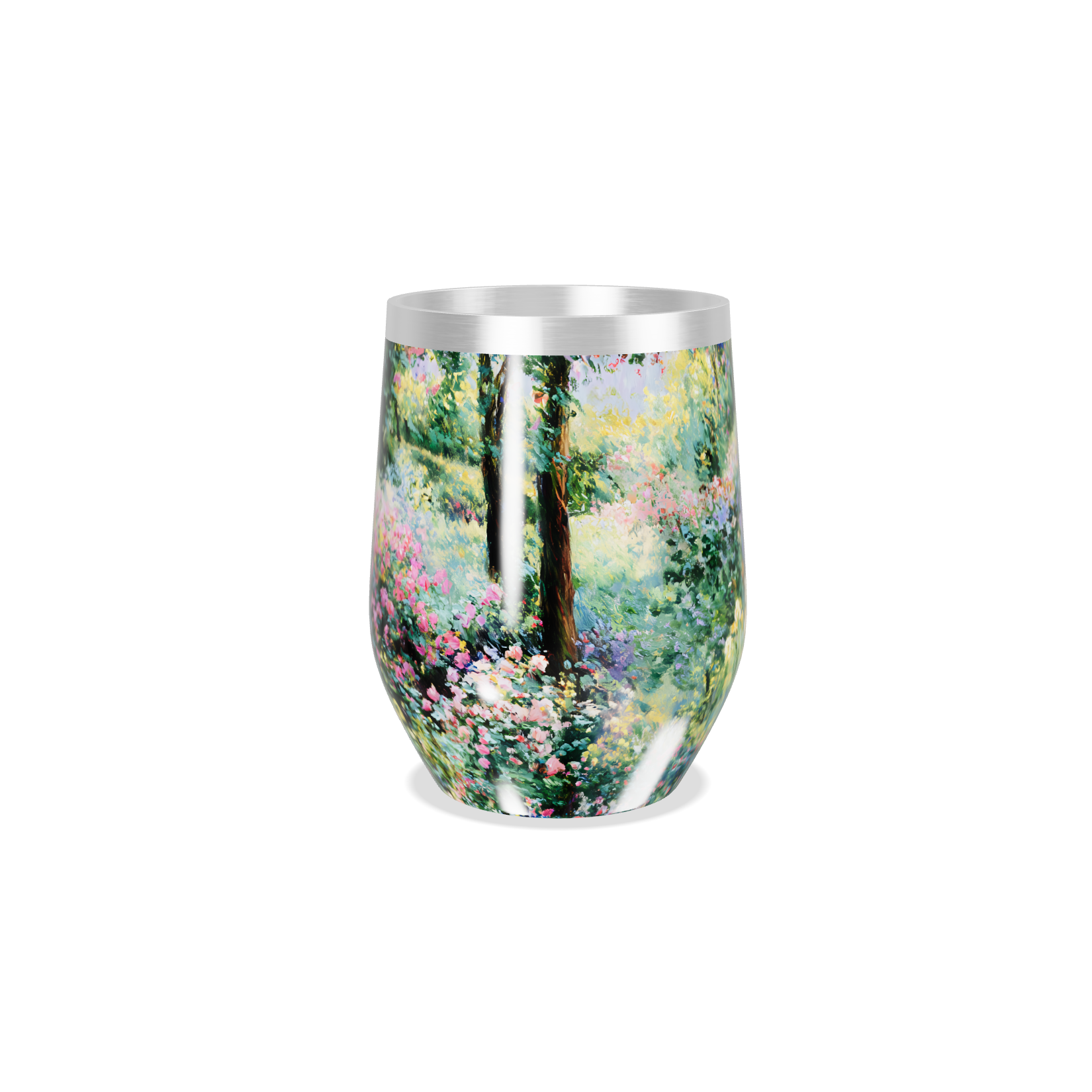 Copo Térmico Slim - Estampa Jardim Florido