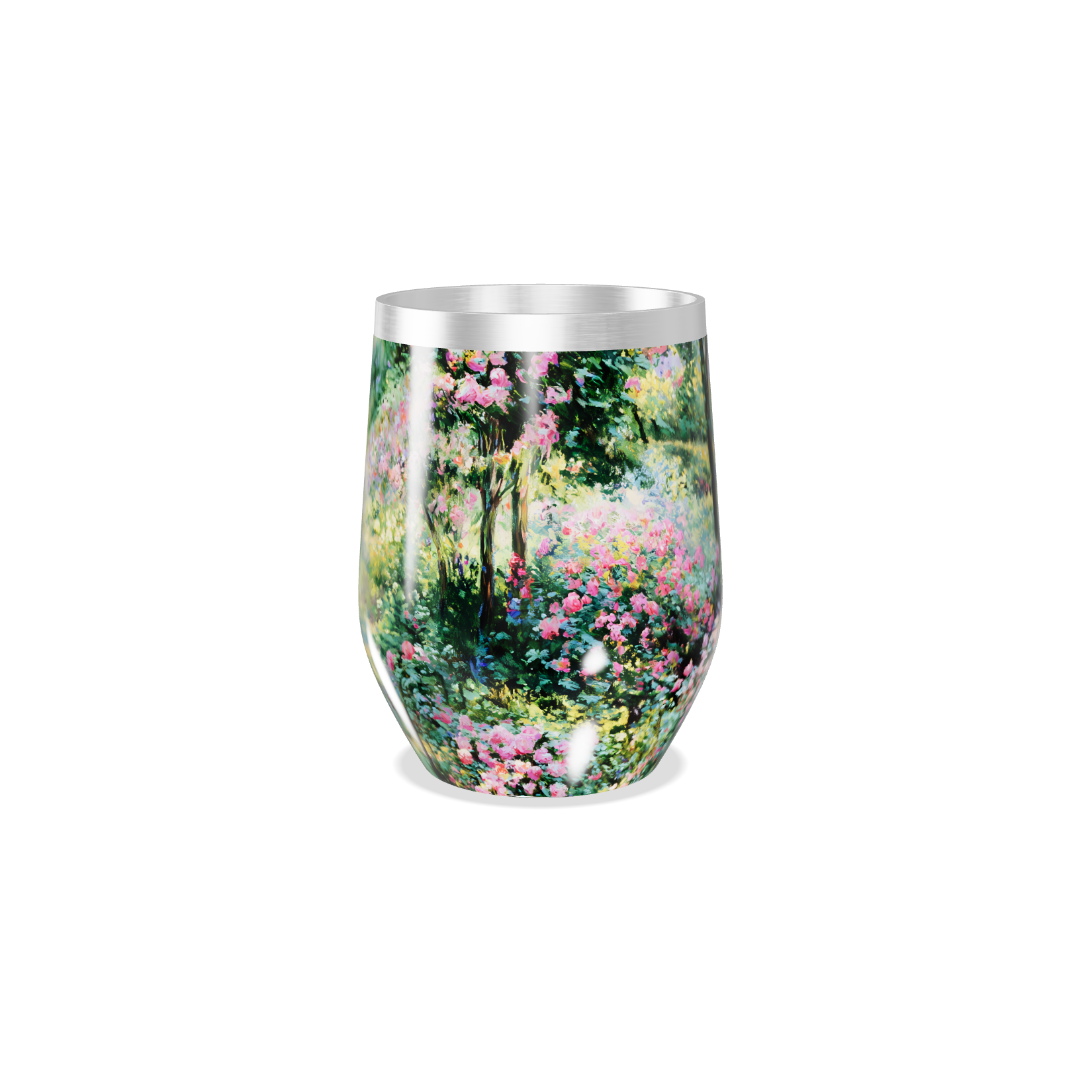 Copo Térmico Slim - Estampa Jardim Florido