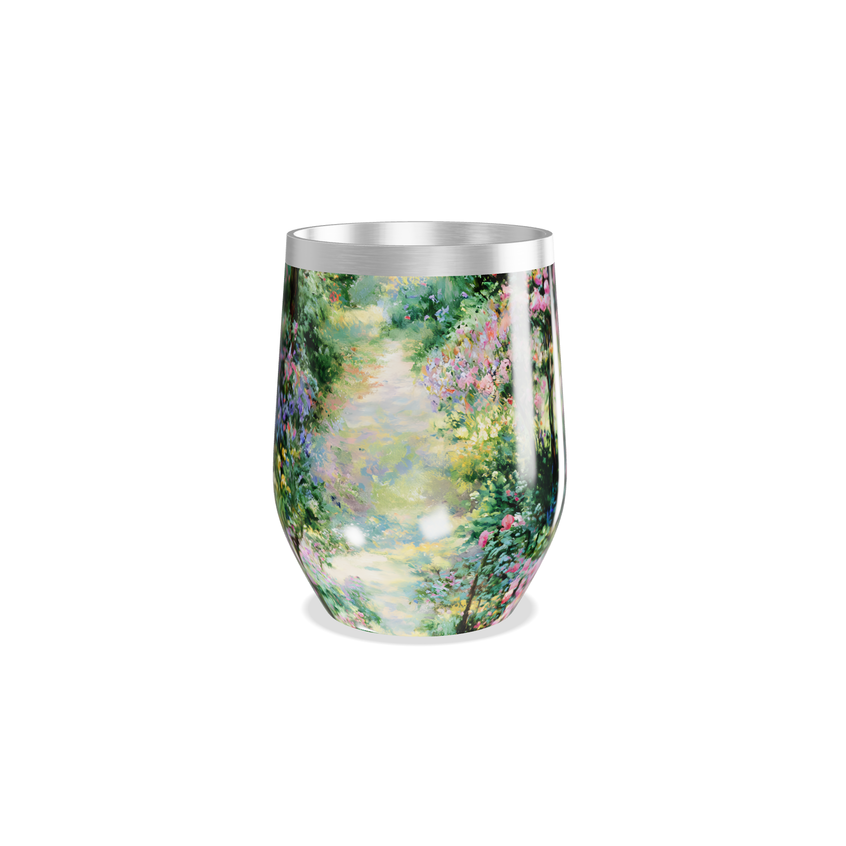 Copo Térmico Slim - Estampa Jardim Florido