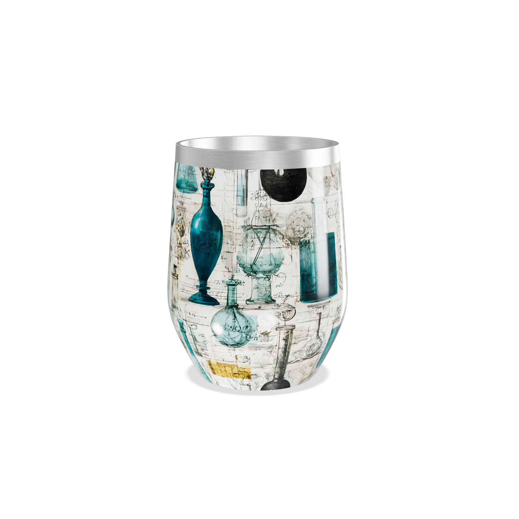 Copo Térmico Slim - Vintage Ilustrações Científicas