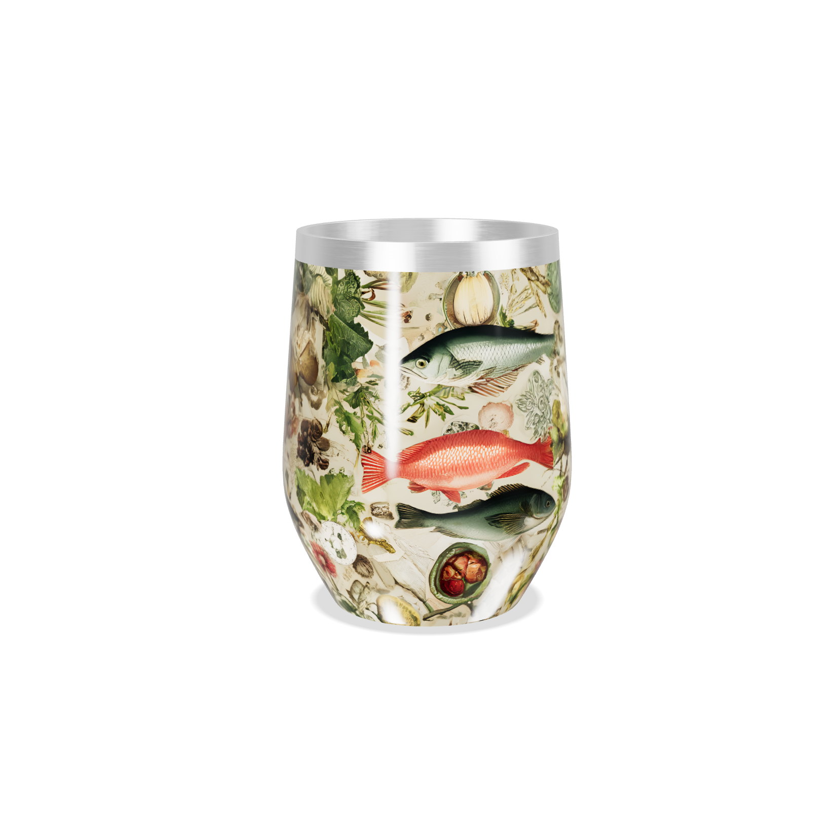 Copo Térmico Slim - Estampa Floral Colorida