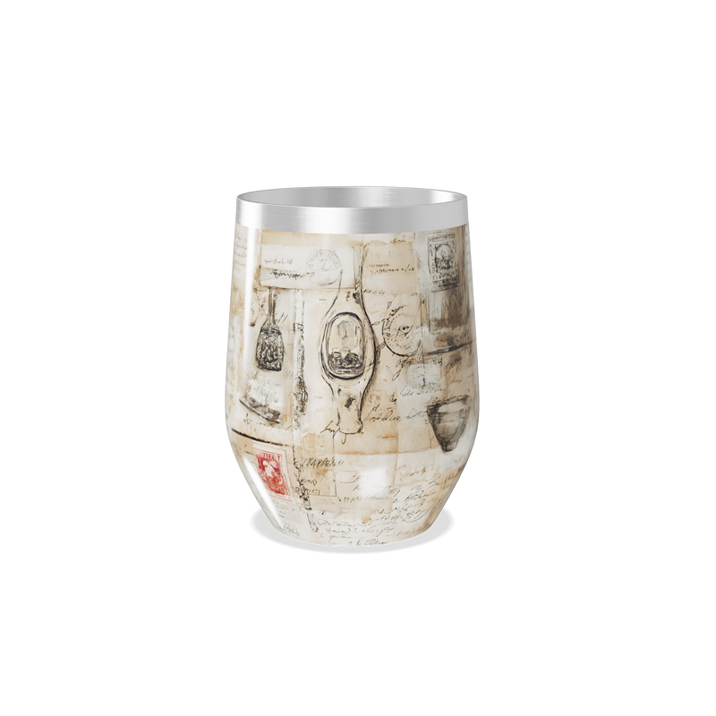 Copo Térmico Slim - Estampa Vintage Papel