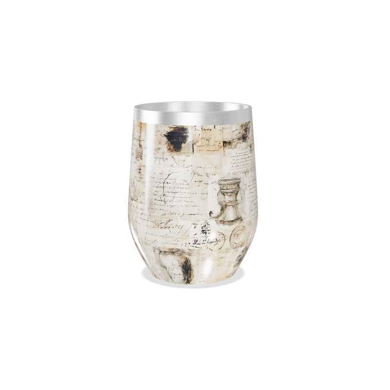 Copo Térmico Slim - Estampa Vintage Papel