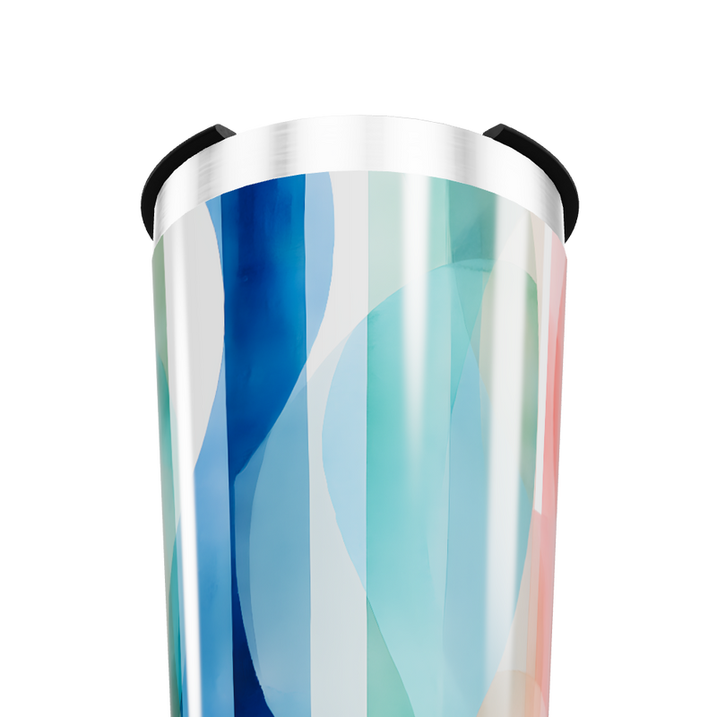 Copo Térmico - Estampa Geométrica Colorida