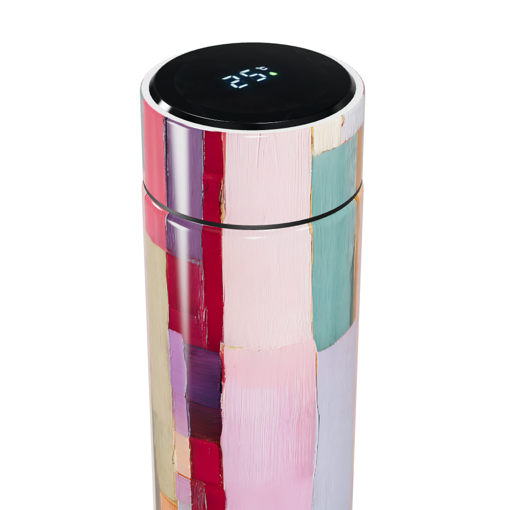 Garrafa Térmica Touch - Colorida com Display Digital