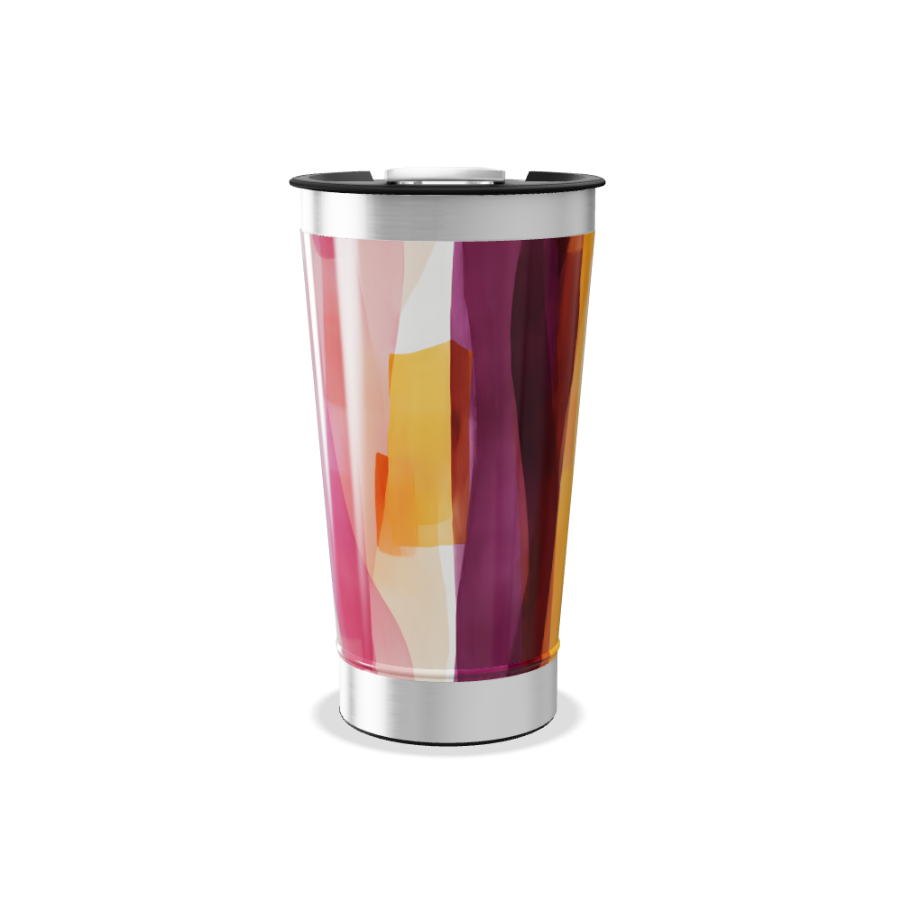 Copo Térmico - Estampa Laranja Aço Inox