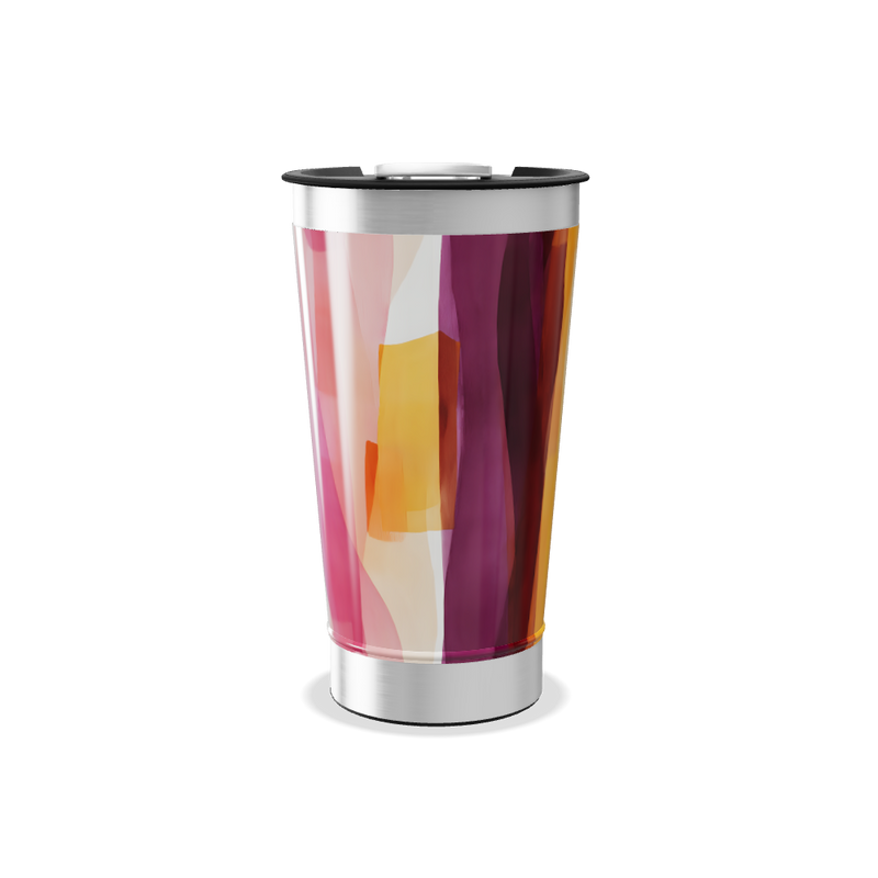 Copo Térmico - Estampa Laranja Aço Inox