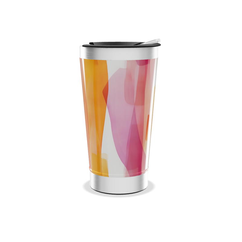 Copo Térmico - Estampa Laranja Aço Inox