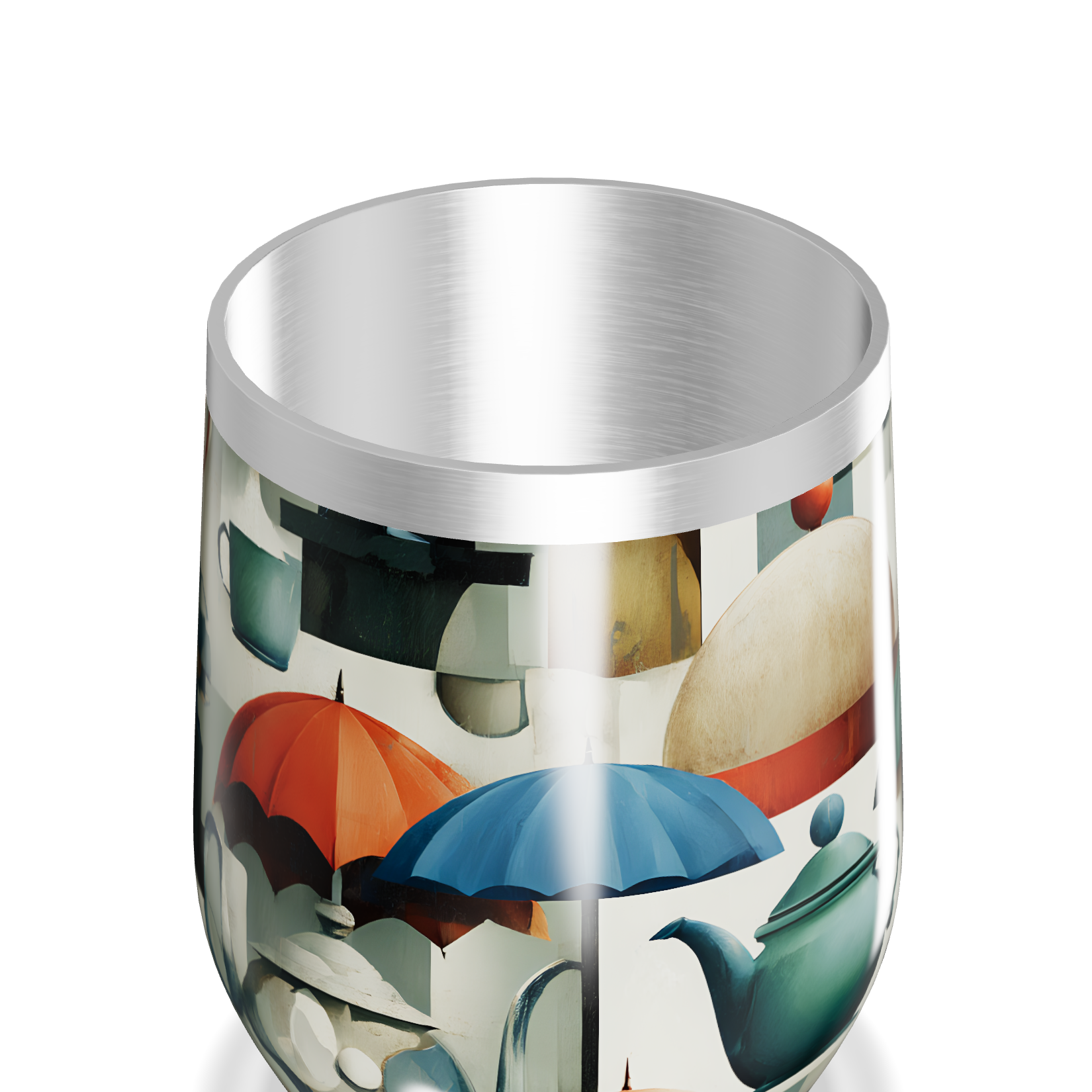 Copo Térmico Slim - Estampa Colorida Retro