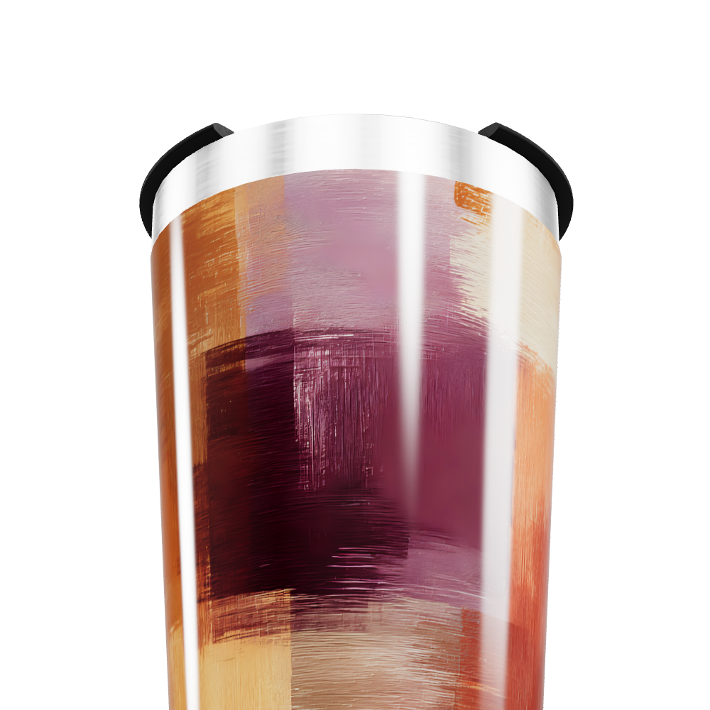 Copo Térmico - Arte Abstrata Colorida