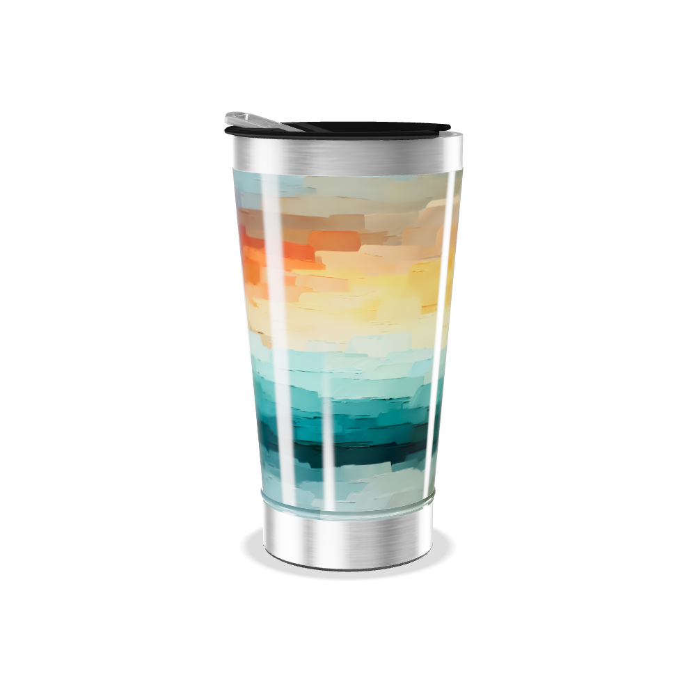 Copo Térmico - Estampa Pôr do Sol