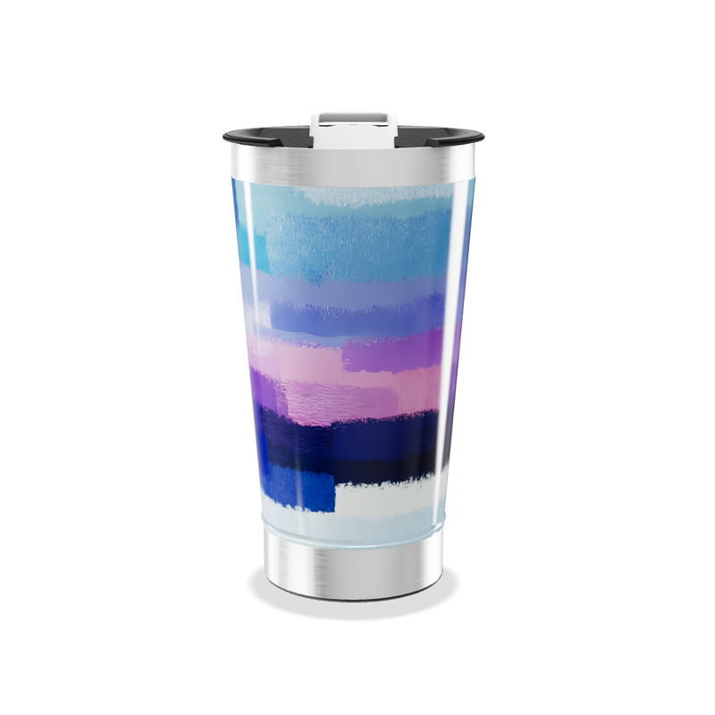 Copo Térmico - Azul e Roxo Aço Inox