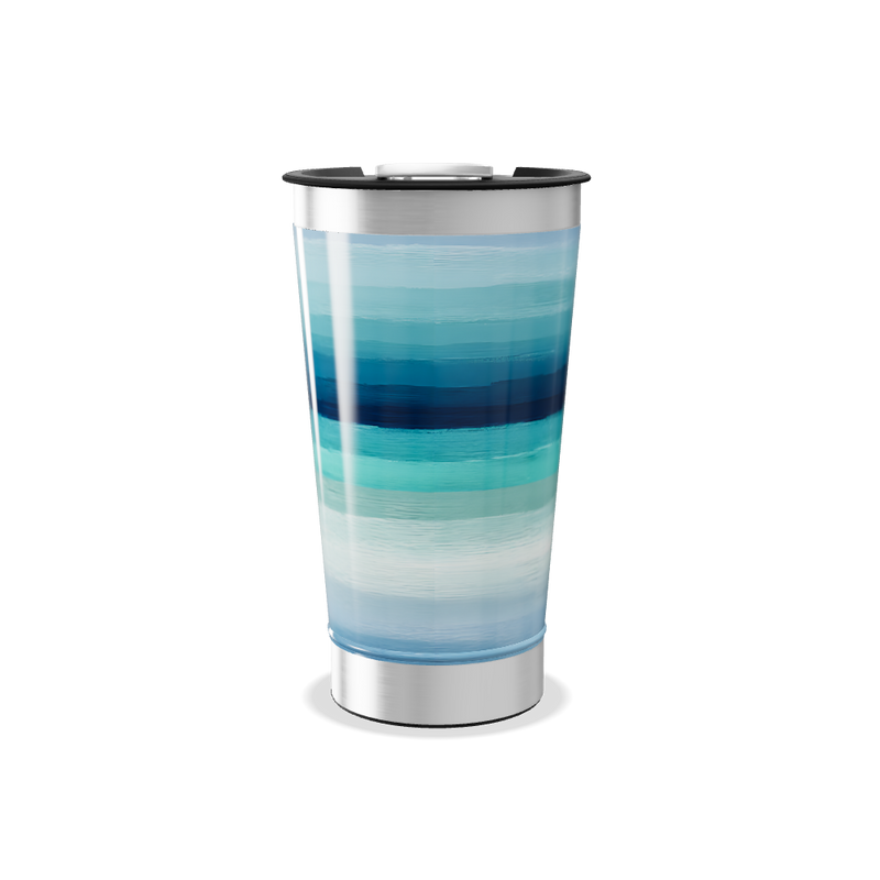 Copo Térmico - Azul Degradê Inox