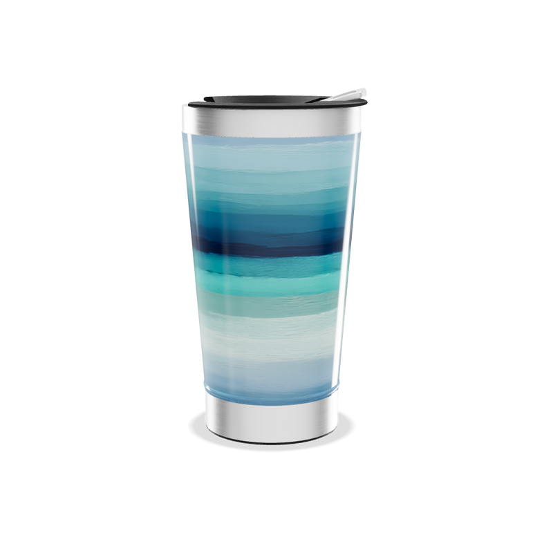 Copo Térmico - Azul Degradê Inox