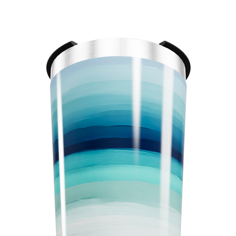 Copo Térmico - Azul Degradê Inox