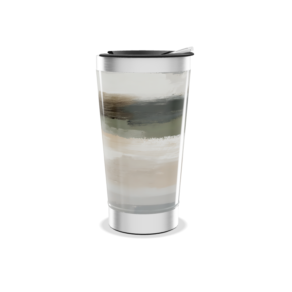 Copo Térmico - Estampa Abstrata Colorida