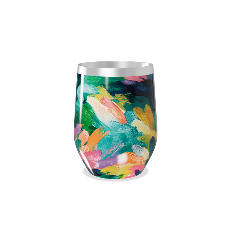 Copo Térmico Slim - Estampa Colorida Abstrata