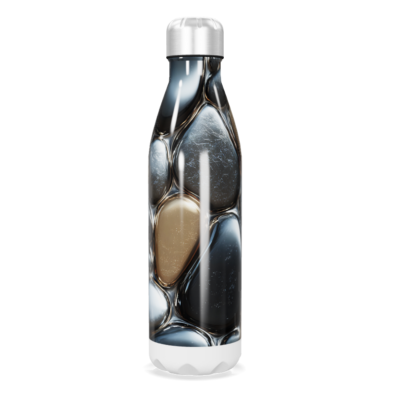 Garrafa Inox - Estampa Pedras 750ml