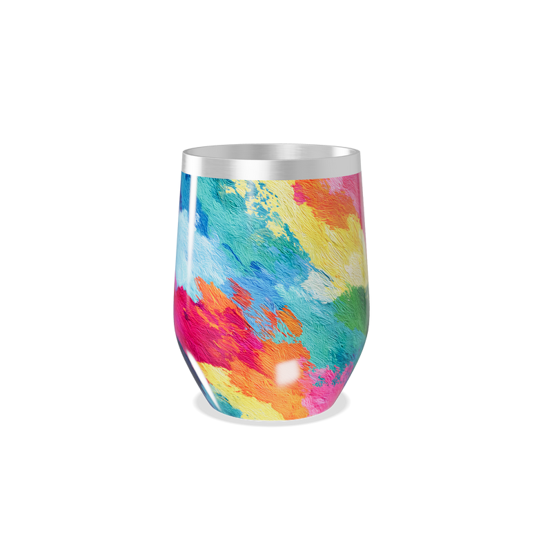 Copo Térmico Slim - Estampa Colorida Aço Inox