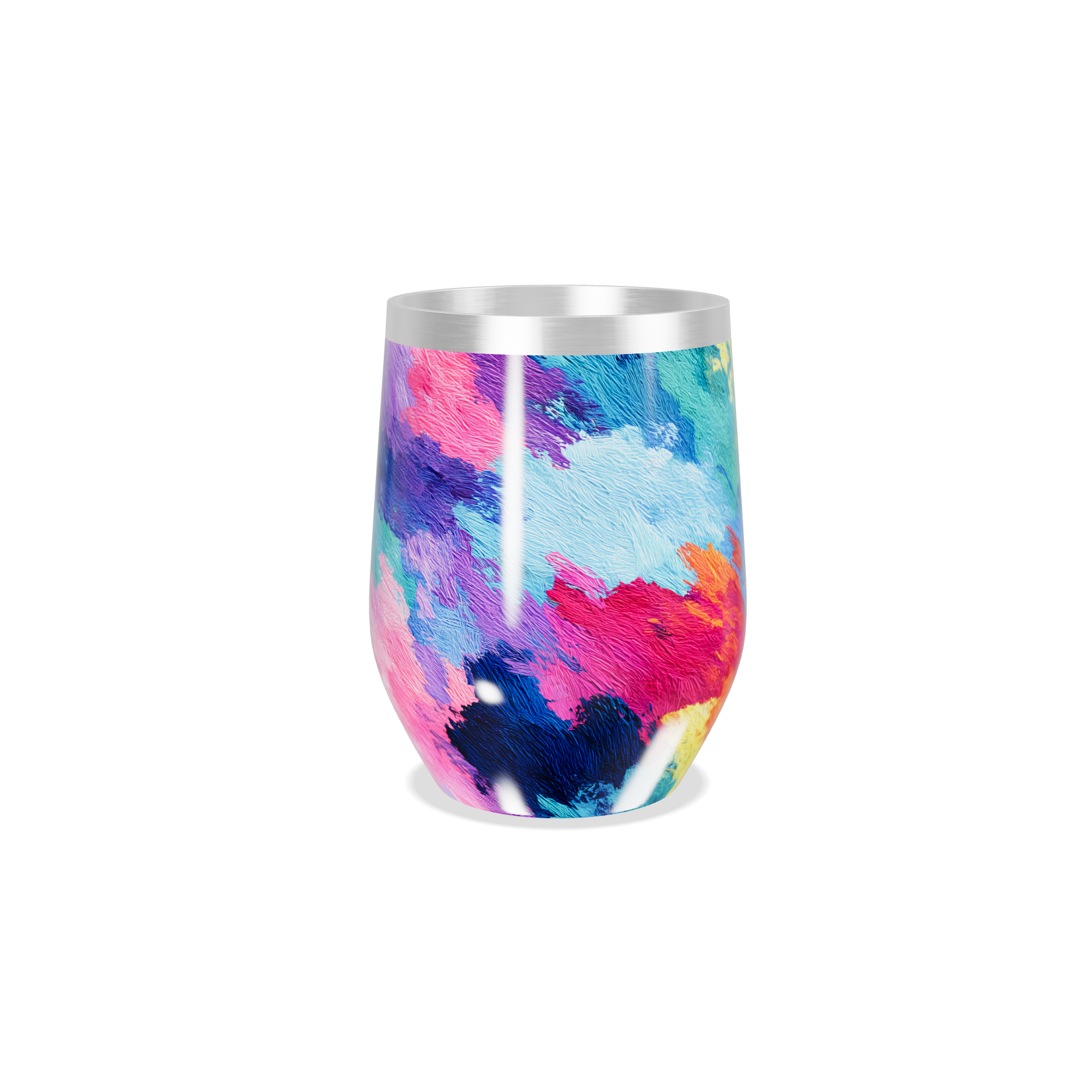 Copo Térmico Slim - Estampa Colorida Aço Inox