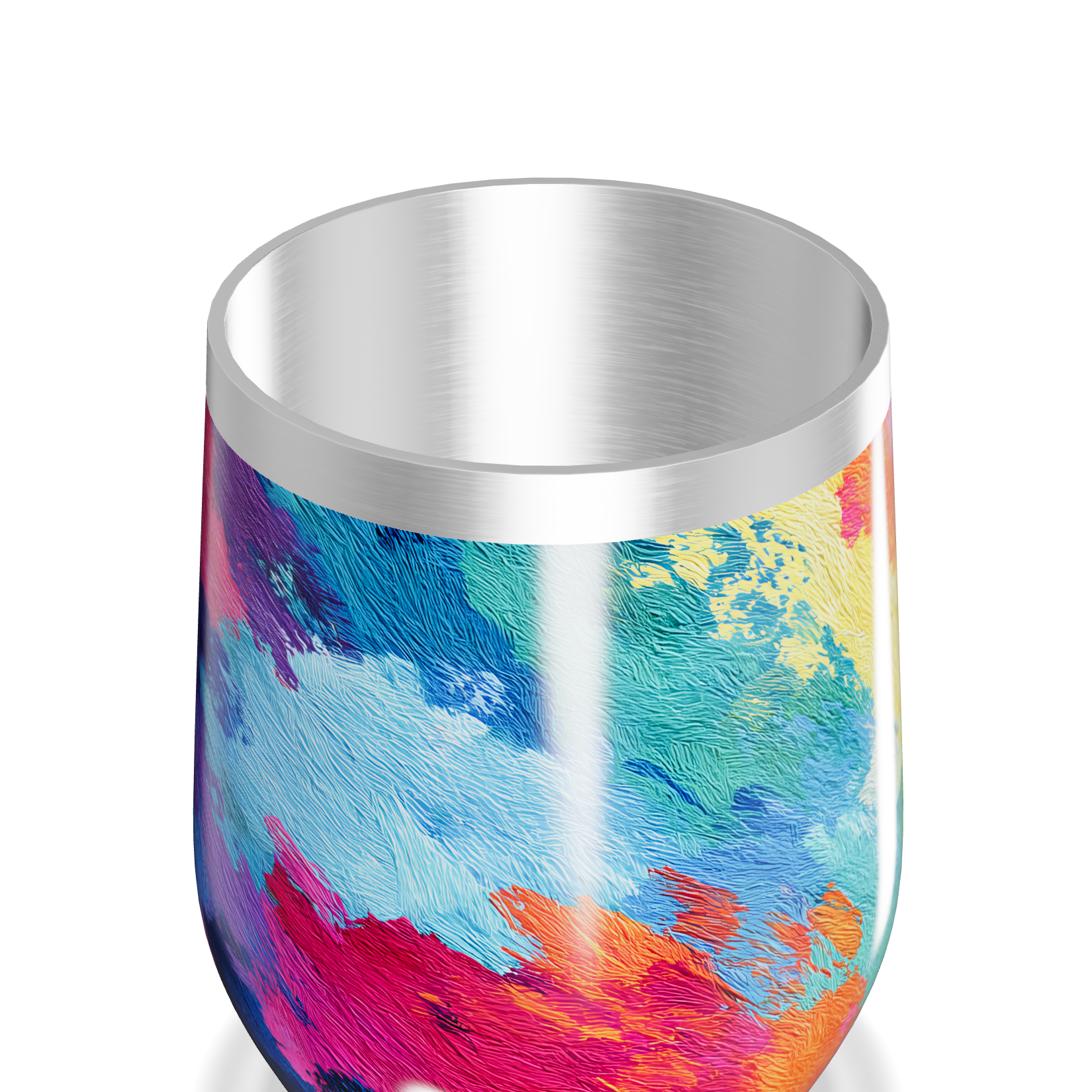 Copo Térmico Slim - Estampa Colorida Aço Inox