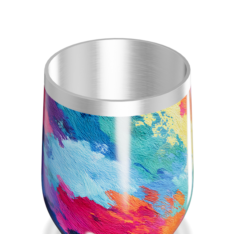 Copo Térmico Slim - Estampa Colorida Aço Inox