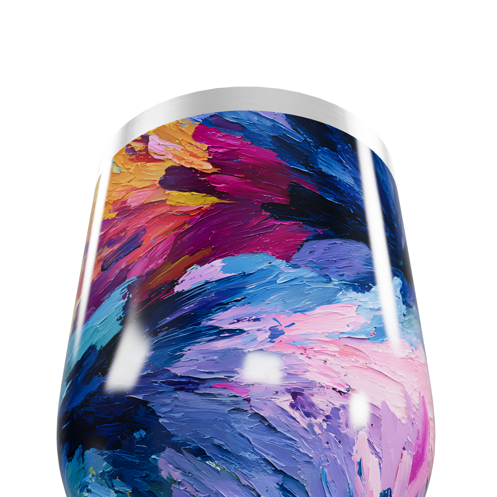 Copo Térmico Slim - Estampa Colorida Aço Inox