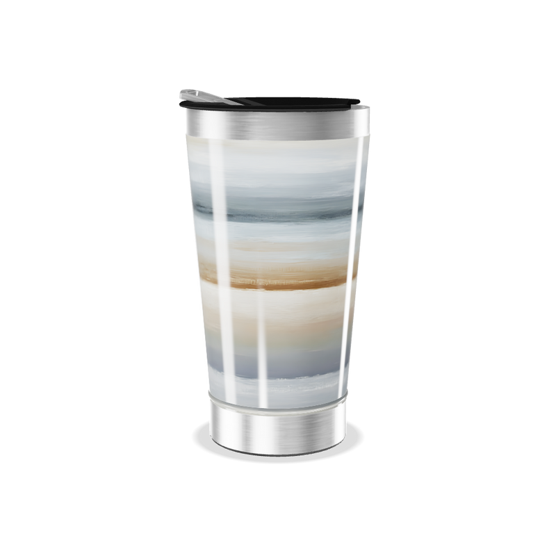 Copo Térmico - Listras Coloridas Aço Inox