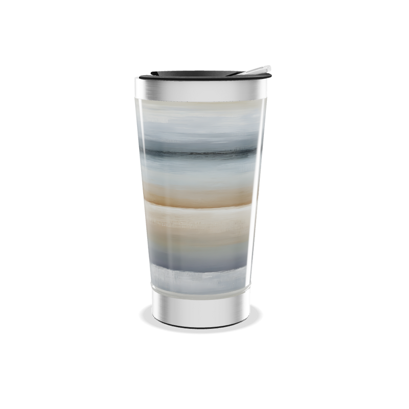 Copo Térmico - Listras Coloridas Aço Inox