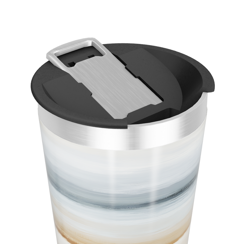 Copo Térmico - Listras Coloridas Aço Inox