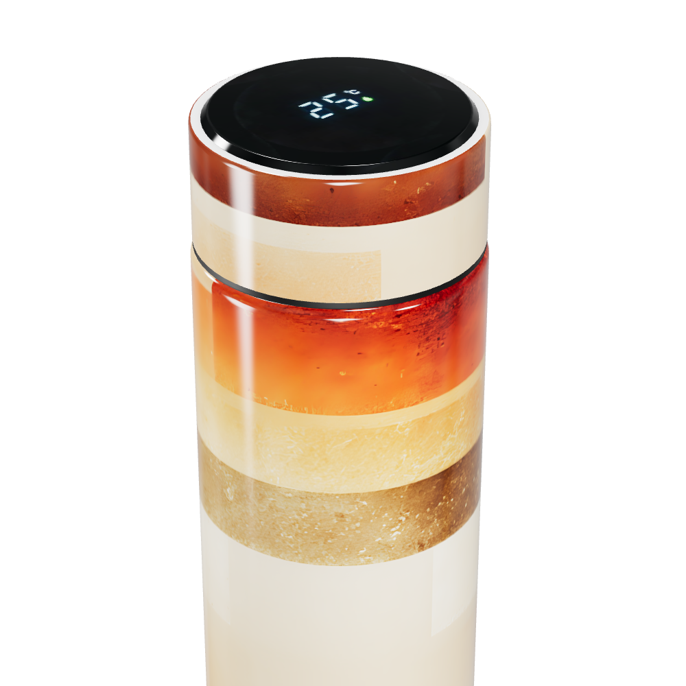 Garrafa Térmica Touch Listras Coloridas