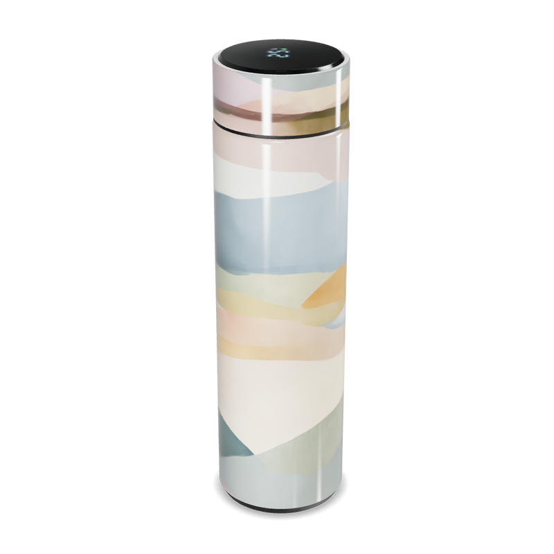 Garrafa Térmica Touch - Estampa Abstrata Colorida