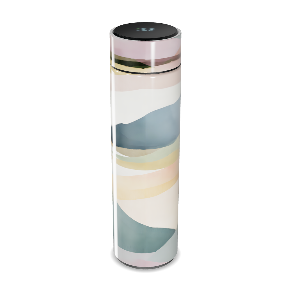 Garrafa Térmica Touch - Estampa Abstrata Colorida