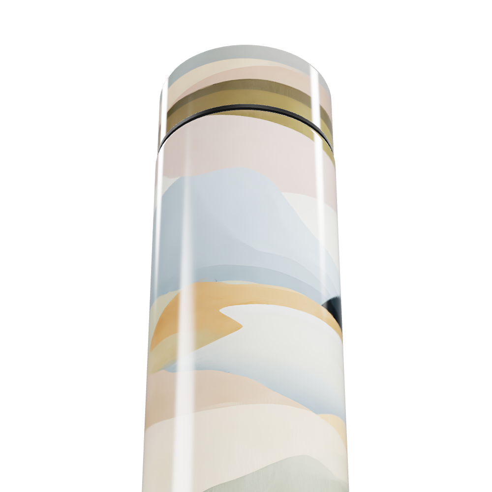 Garrafa Térmica Touch - Estampa Abstrata Colorida