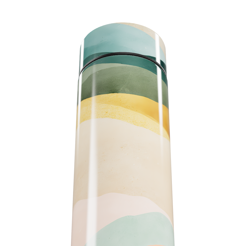 Garrafa Térmica Touch - Multicolorida com Listras