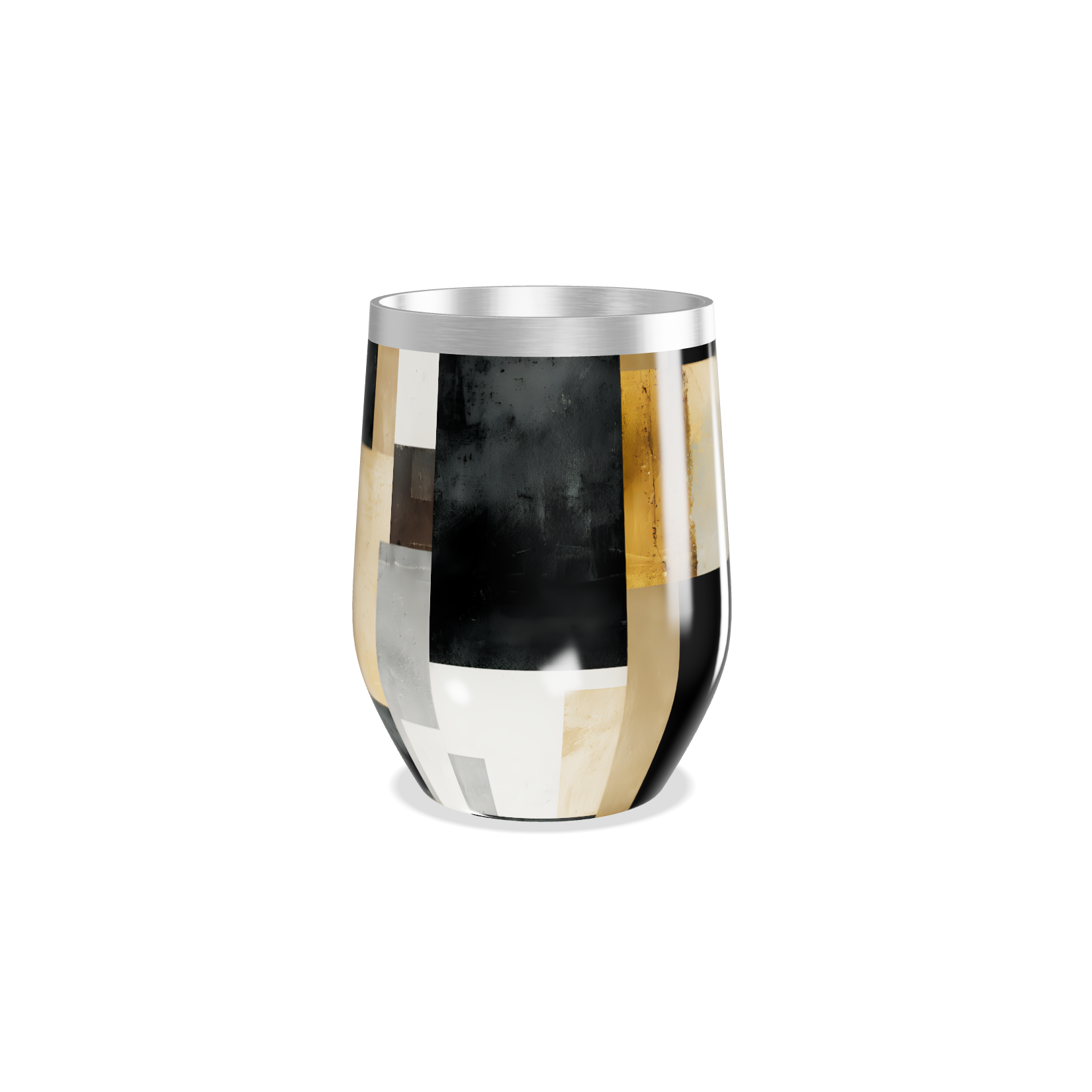 Copo Térmico Slim - Geométrico Multicolorido