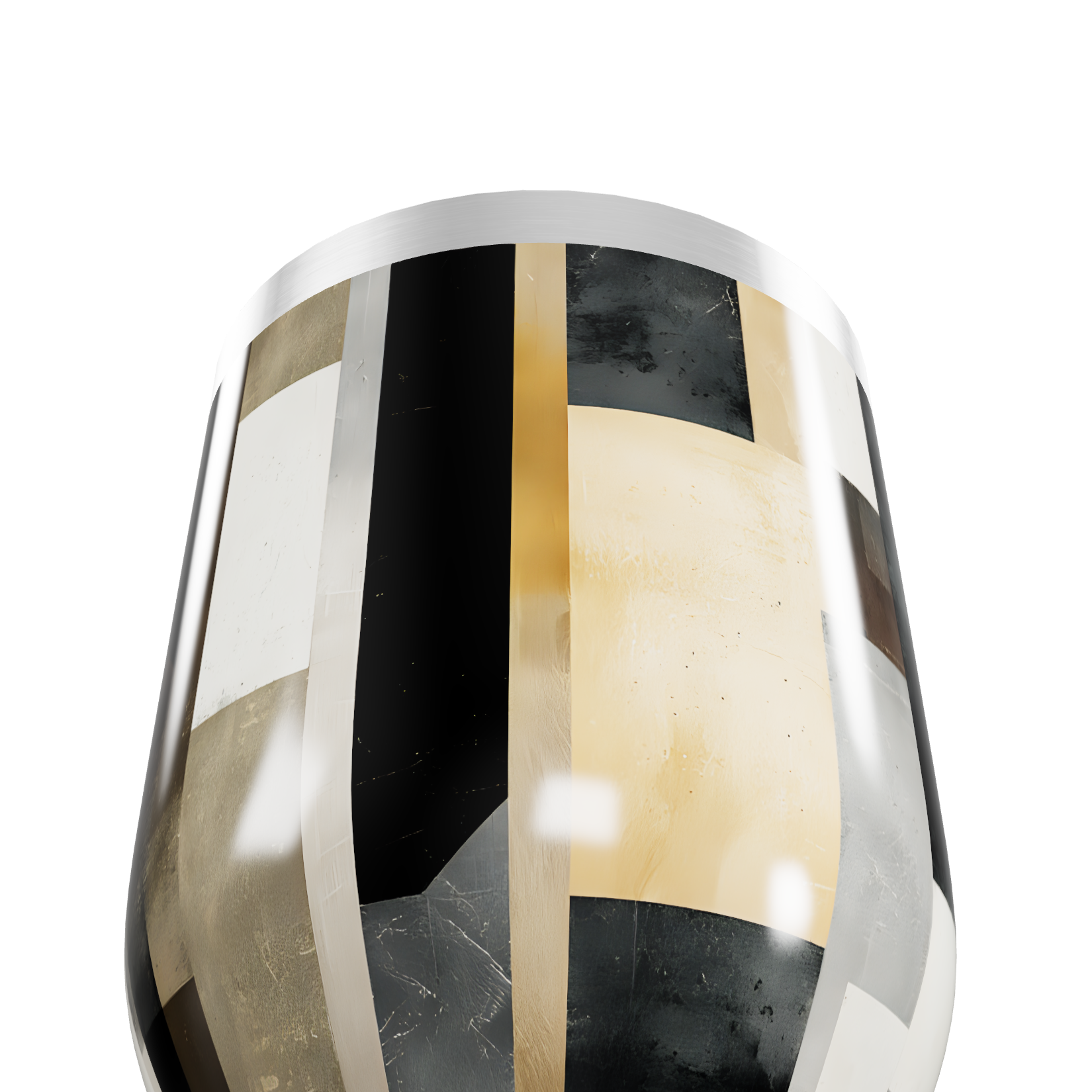 Copo Térmico Slim - Geométrico Multicolorido