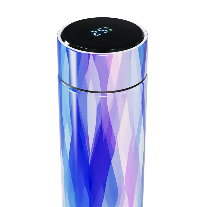 Garrafa Térmica Touch - Estampa Geométrica Colorida