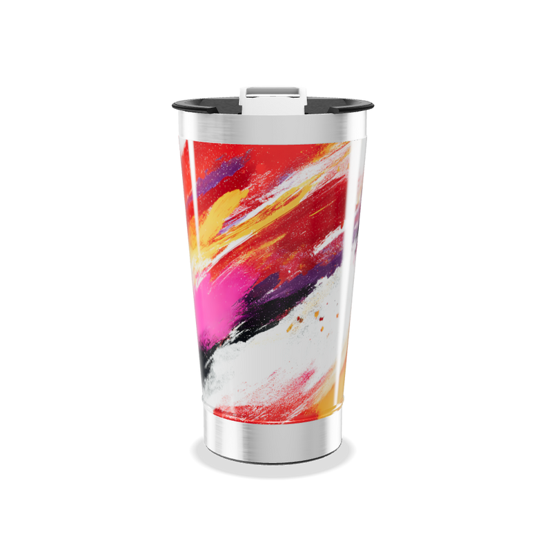 Copo Térmico - Estampa Colorida Aço Inox