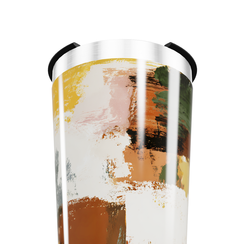Copo Térmico - Estampa Abstrata Colorida