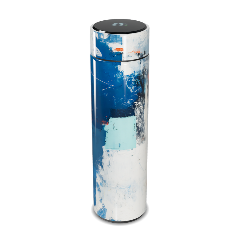 Garrafa Térmica Touch Pintura Azul