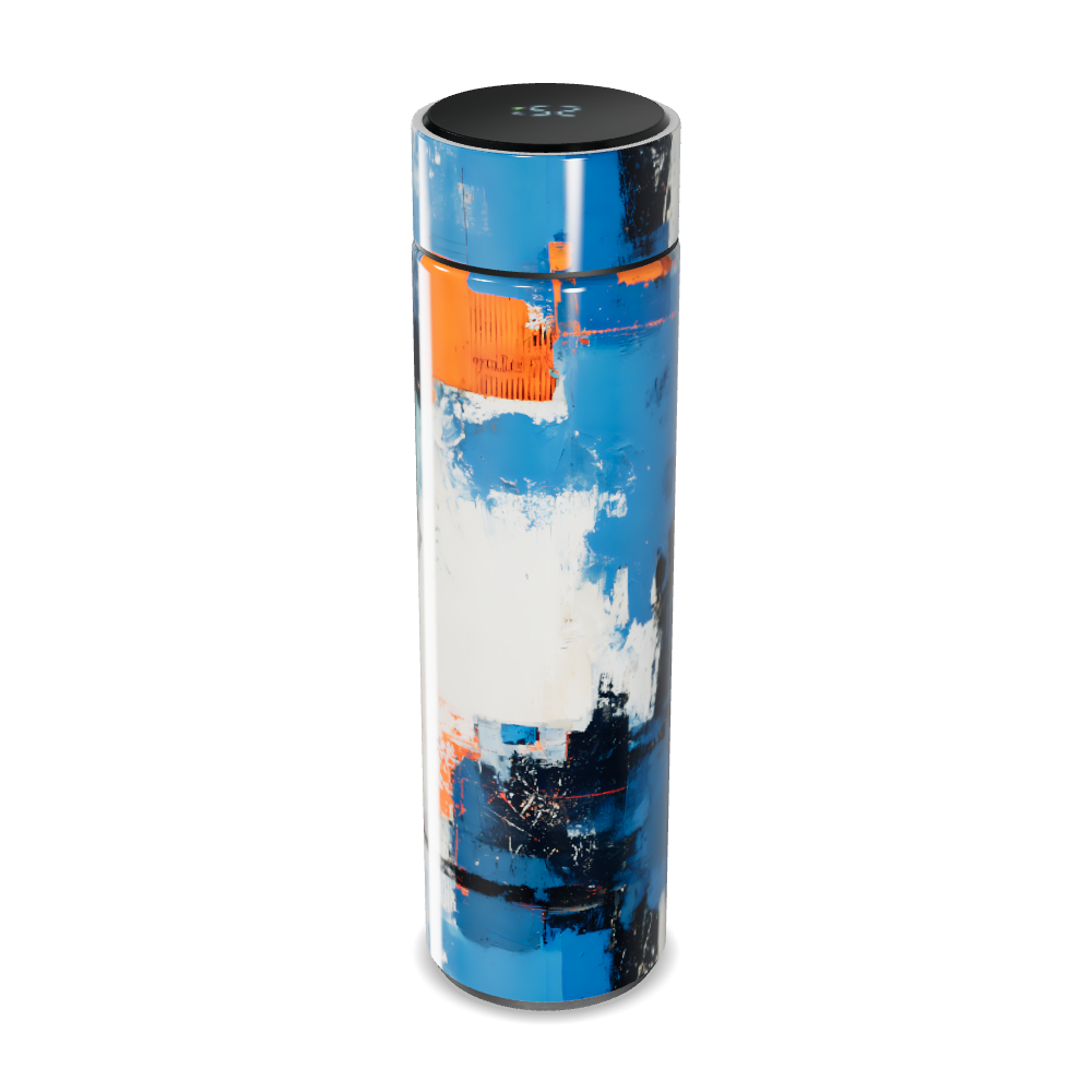 Garrafa Térmica Touch Pintura Azul