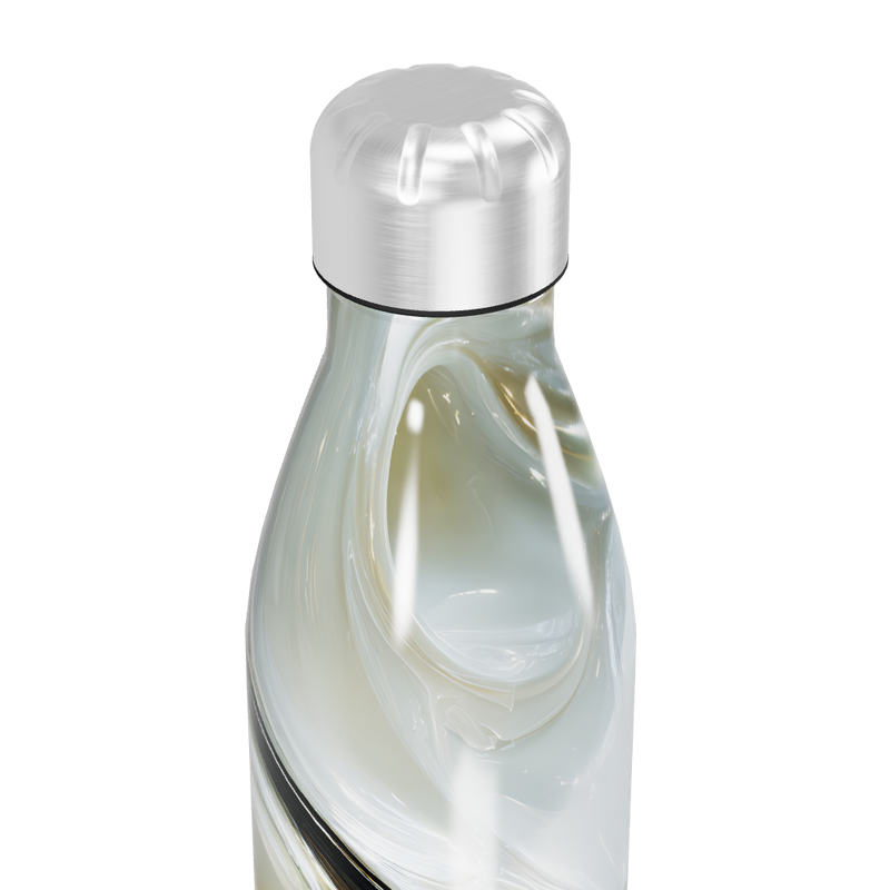 Garrafa Inox - Marmorizada Branca