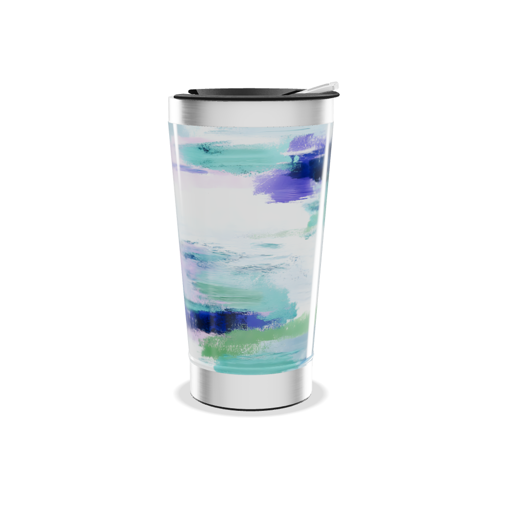 Copo Térmico - Estampa Aquarela Colorida