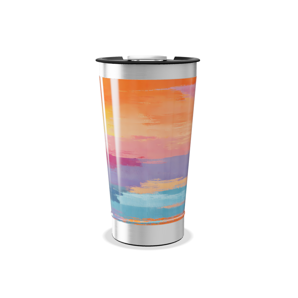 Copo Térmico - Estampa Colorida Aço Inox