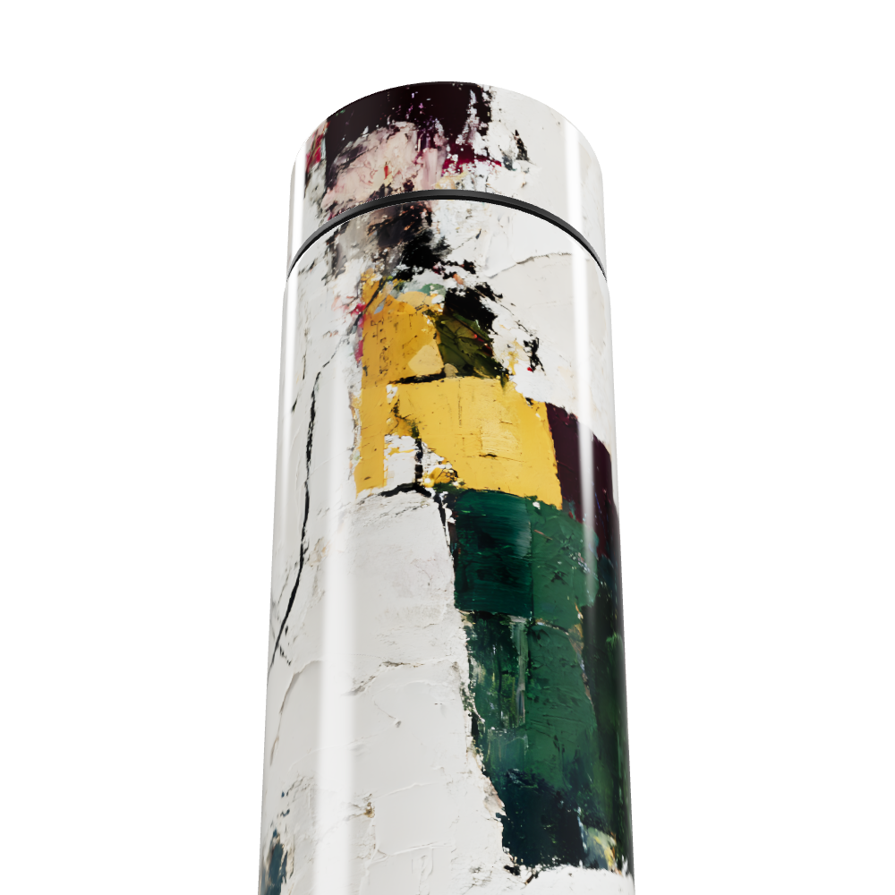 Garrafa Térmica Touch - Estampa Abstrata Colorida