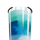 Copo Térmico - Azul com Padrão Artístico